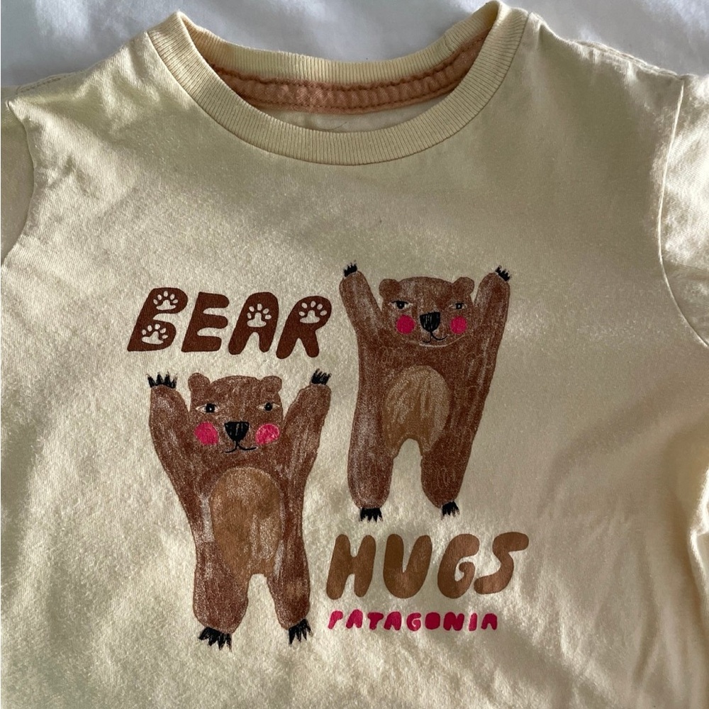 SOLD Patagonia Organic Cotton Cream Shirt 12-18 months